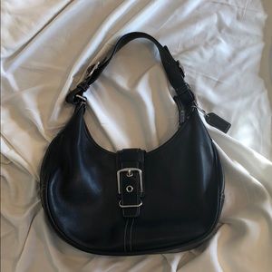 Black Coach hobo bag purse